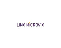 Logotipo da empresa Linx Microvix, sistema que a integração da Maker funciona