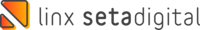 Logotipo da empresa Linx Seta Digital, sistema que a integração da Maker funciona