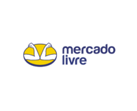 Logotipo da empresa Mercado Livre, sistema que a integração da Maker funciona