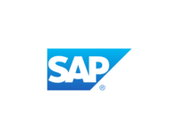 Logotipo da empresa SAP, sistema que a integração da Maker funciona