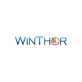 Logotipo da empresa Winthor, sistema que a integração da Maker funciona